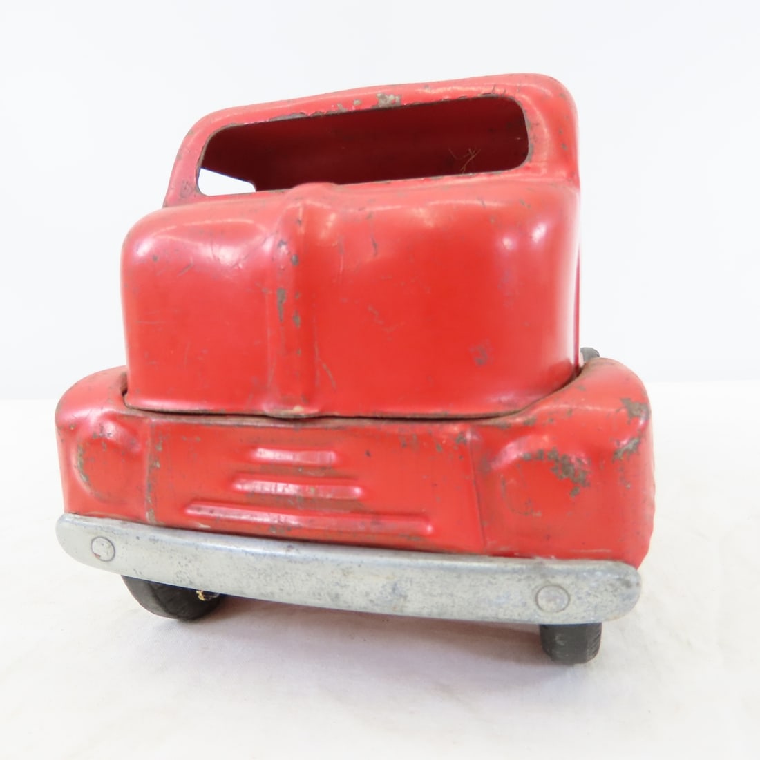 1950's Tonka Cab Over Truck & 2 Trailers - 14