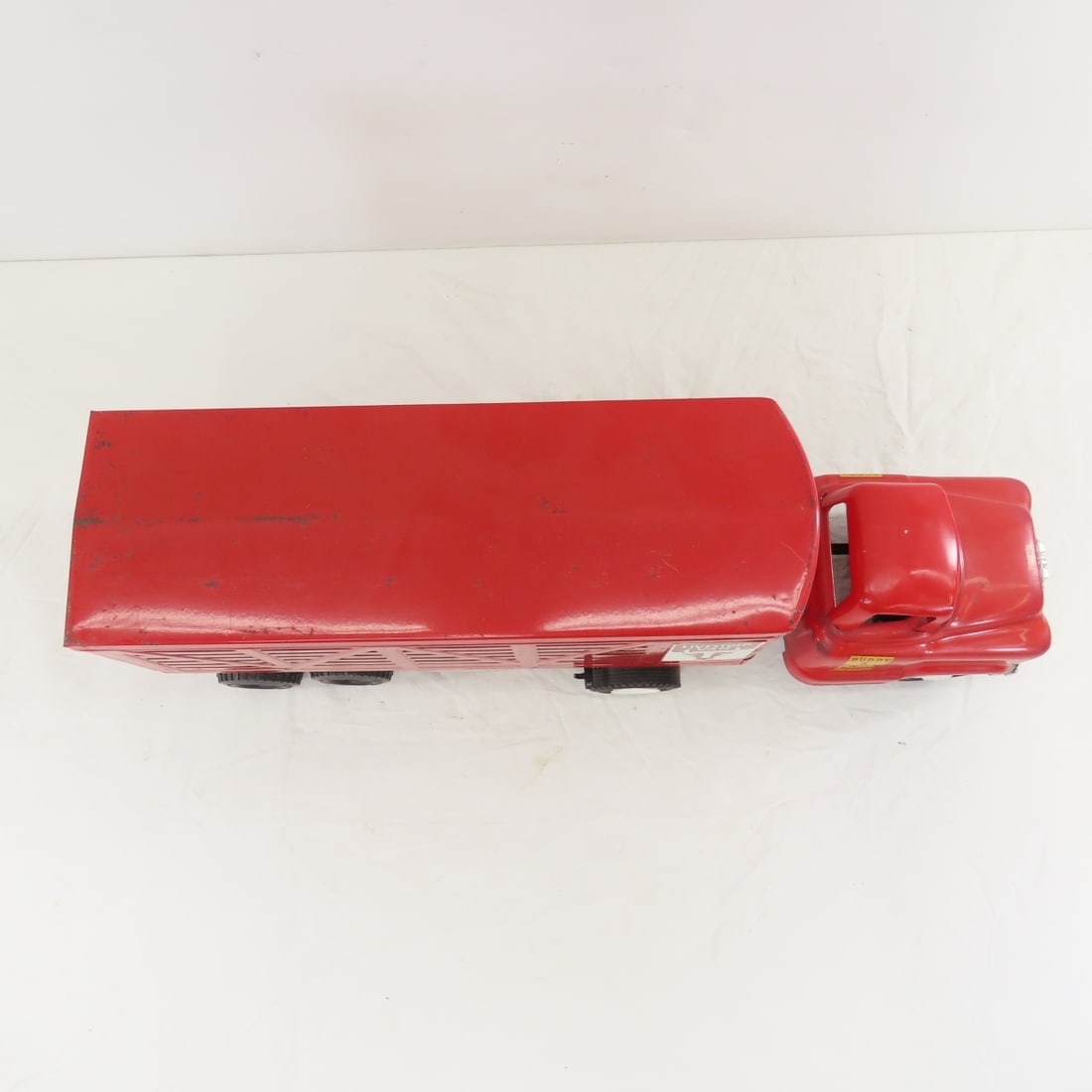 Structo & 2 Buddy L Trucks & ERTL Cattle Trailer - 10