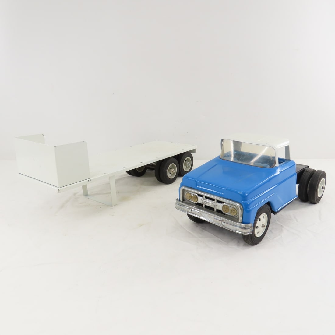 Restored Tonka Truck with Scratch Built Flat Bed - 11