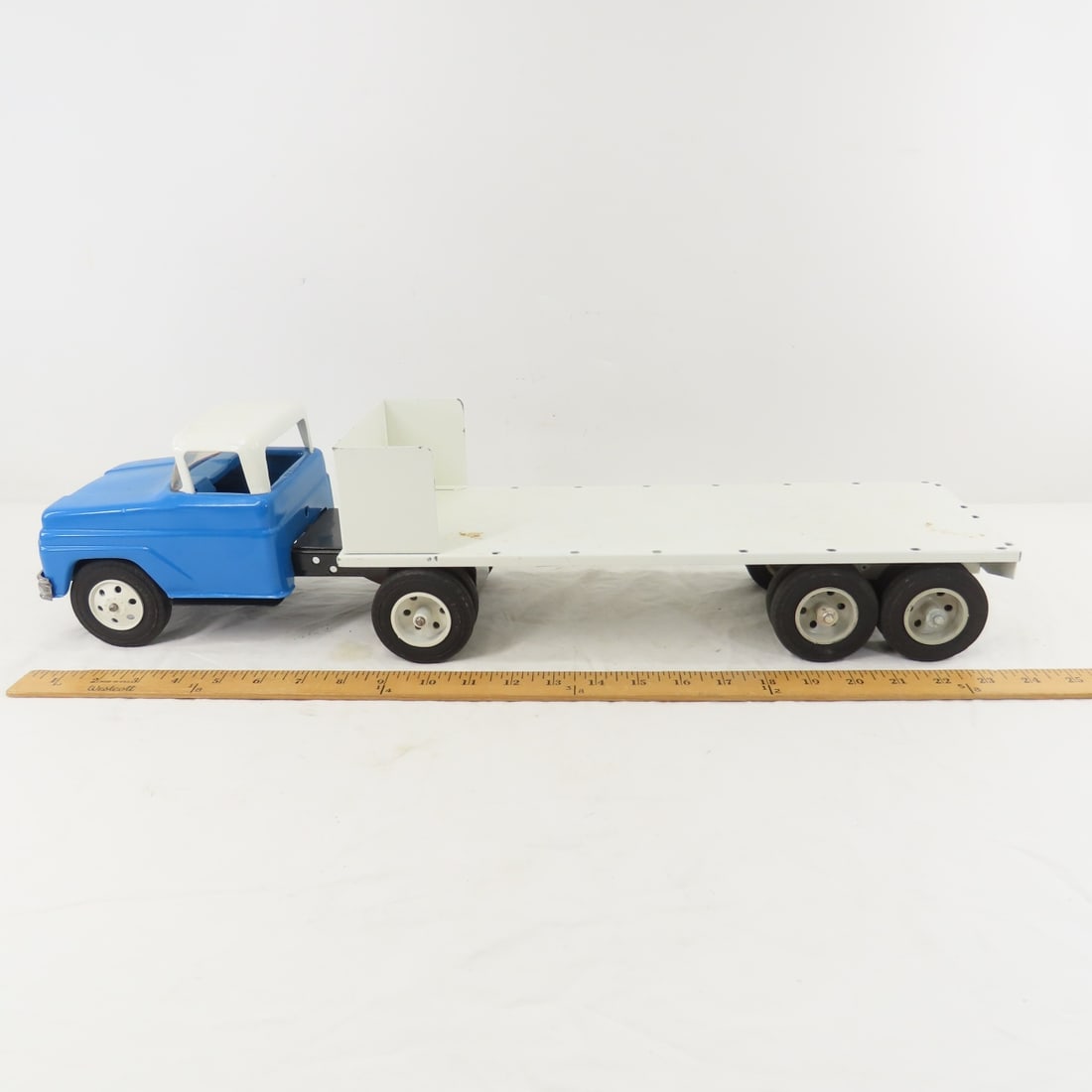 Restored Tonka Truck with Scratch Built Flat Bed - 2