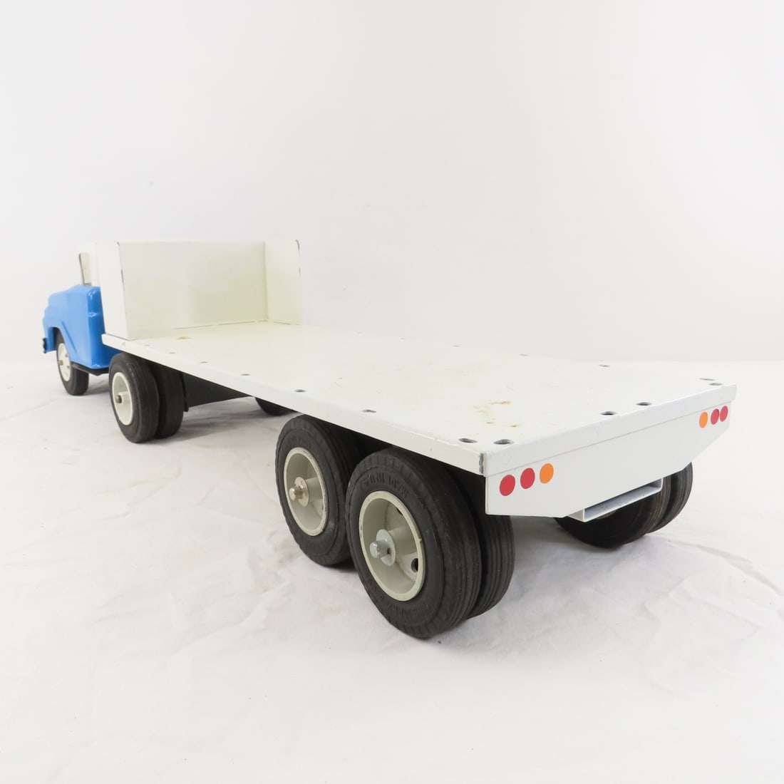 Restored Tonka Truck with Scratch Built Flat Bed - 3