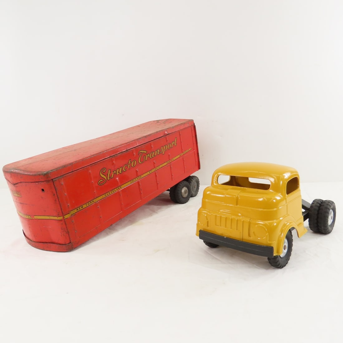 Restored Structo Tractor & Original Trailer - 11