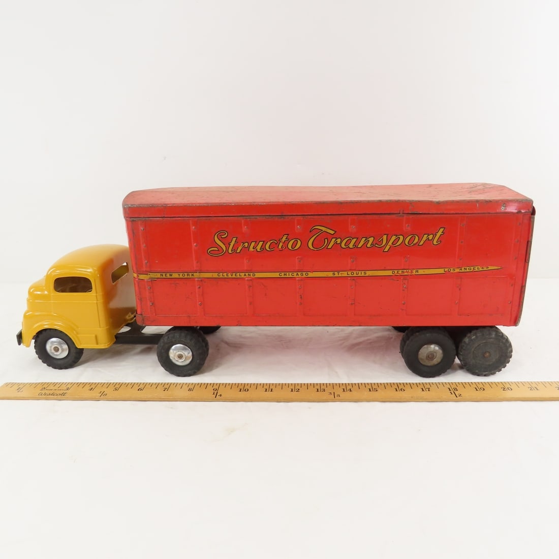 Restored Structo Tractor & Original Trailer - 2