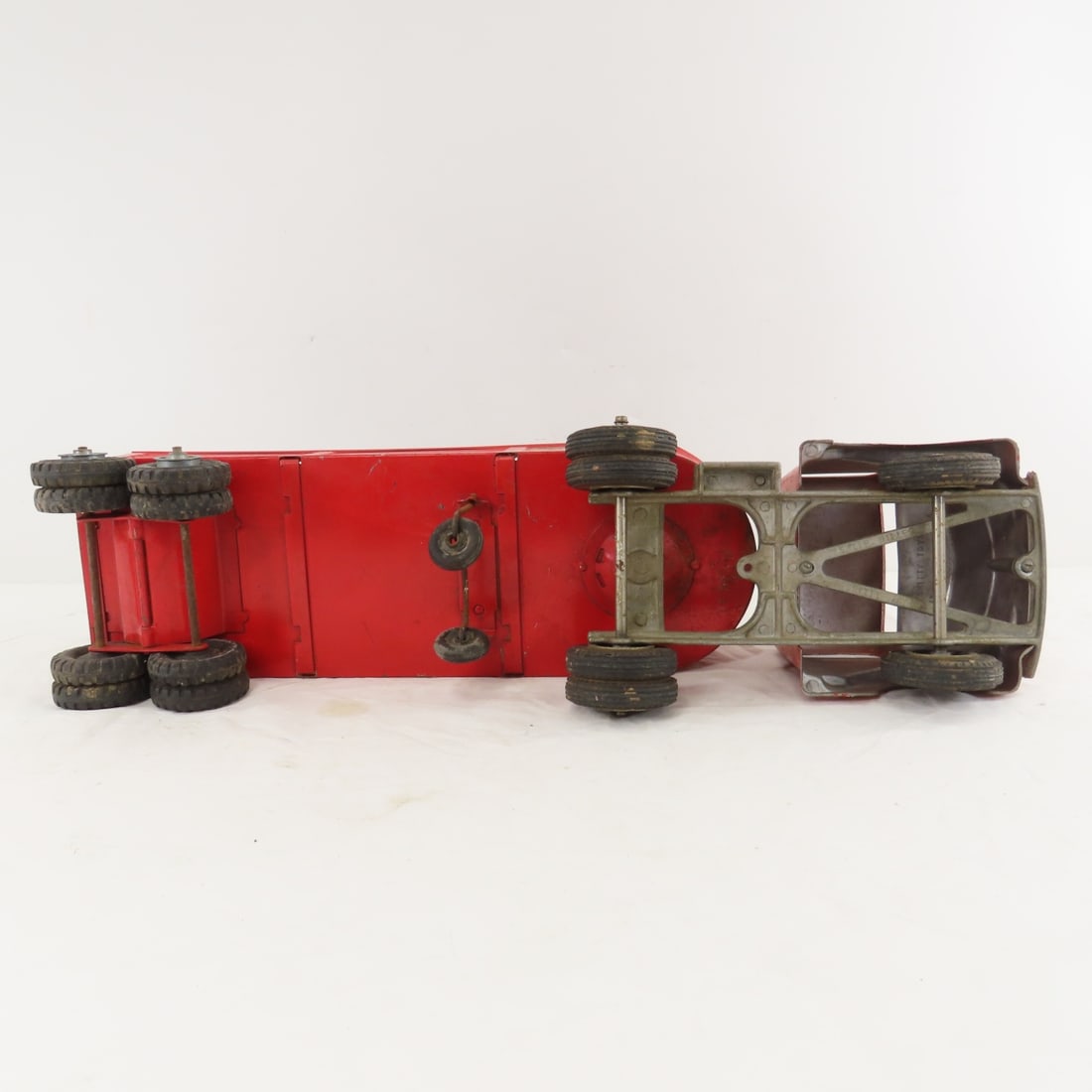 Original Smitty Tractor & Structo Open Trailer - 10
