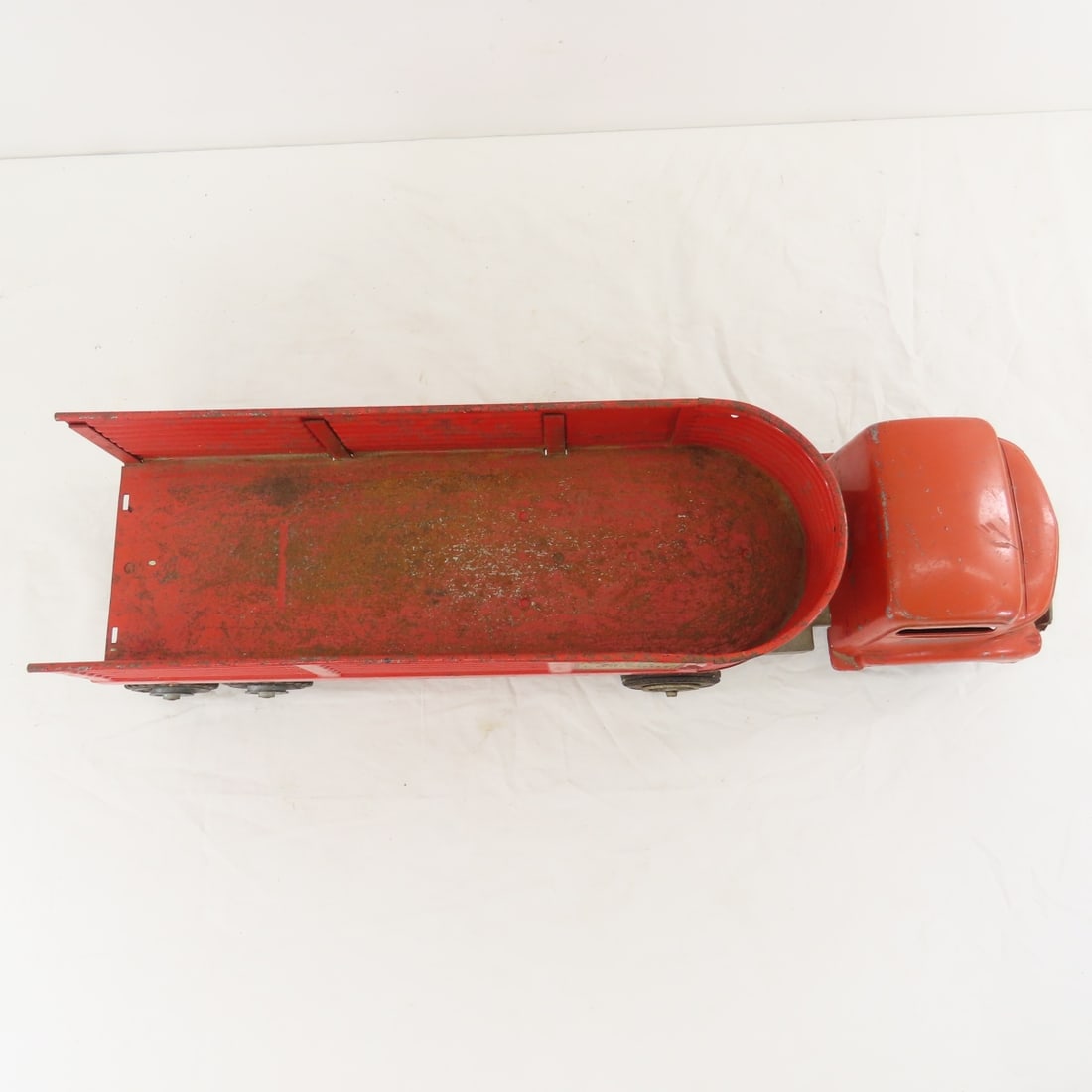 Original Smitty Tractor & Structo Open Trailer - 9