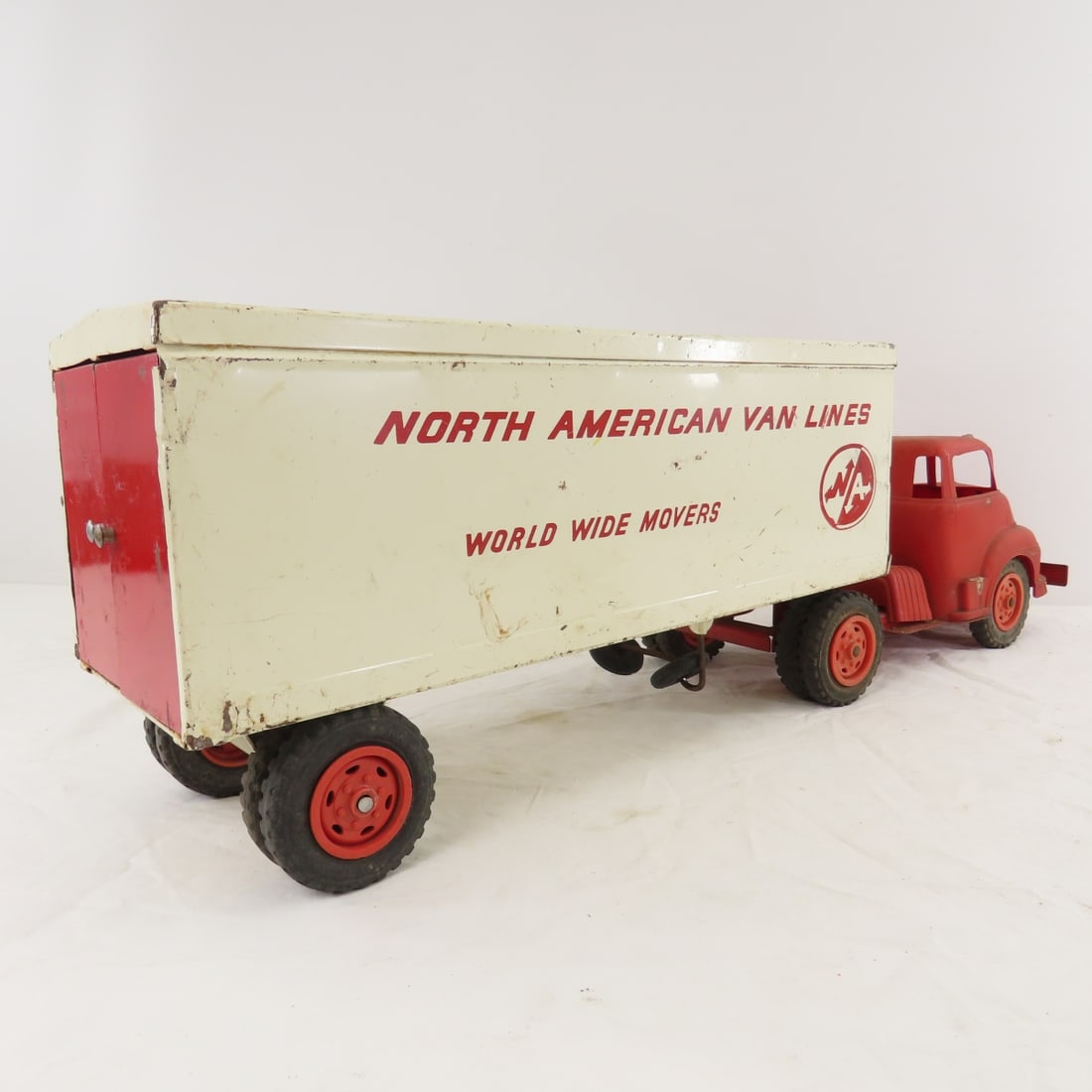 Original Wyandotte Pressed Steel Truck & Trailer - 5