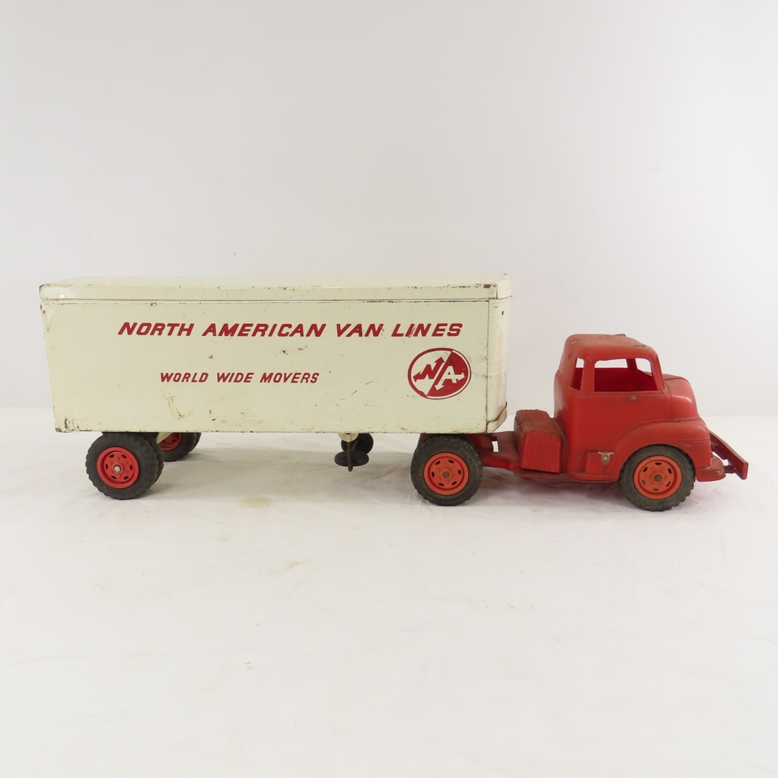 Original Wyandotte Pressed Steel Truck & Trailer - 6