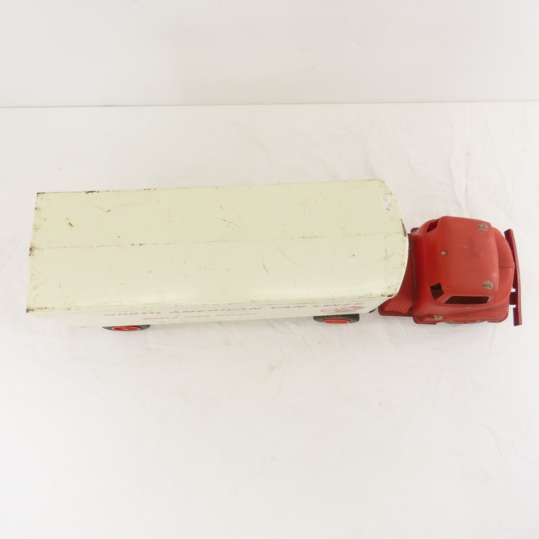 Original Wyandotte Pressed Steel Truck & Trailer - 9