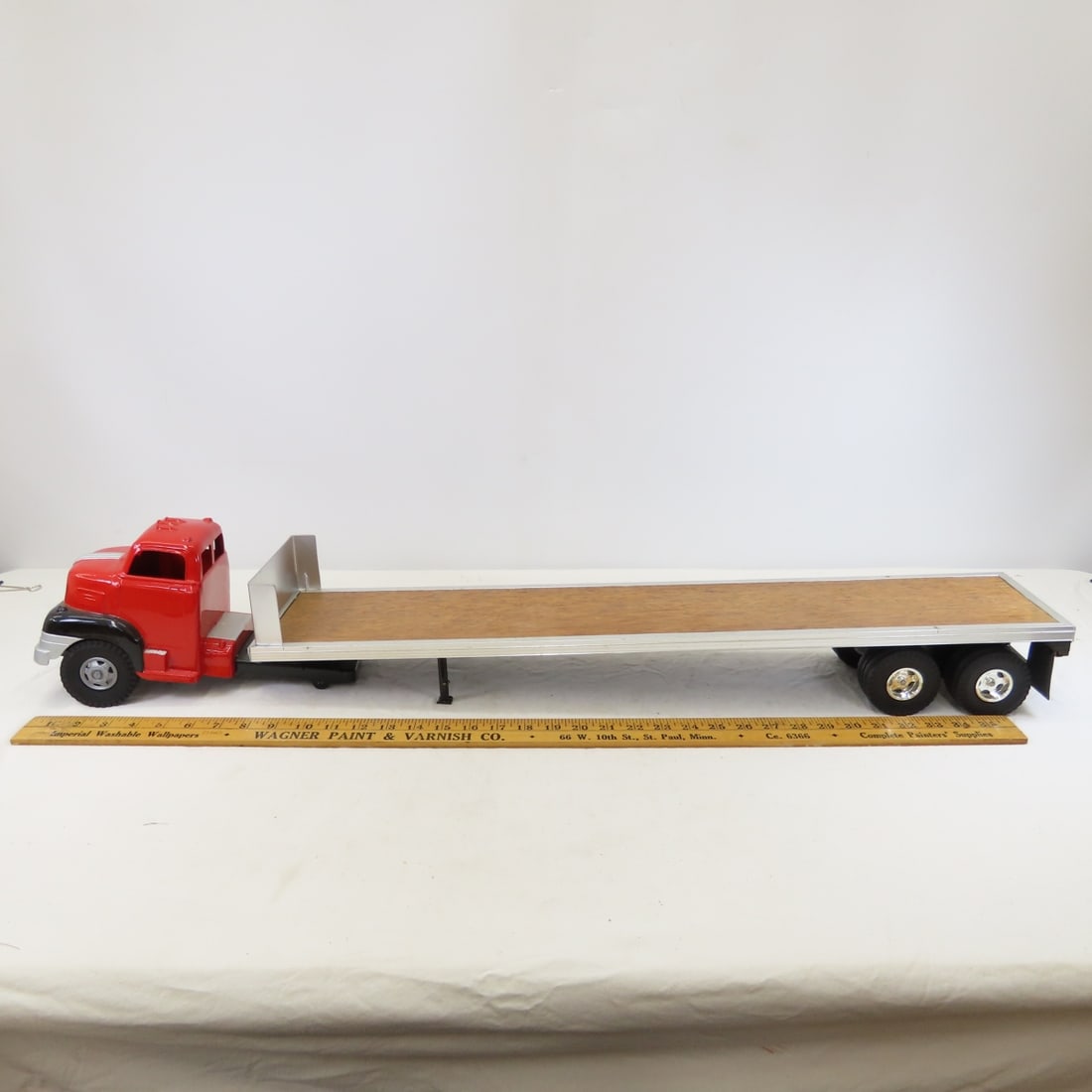 Restored MARX Tractor & Scratch Built Trailer - 2