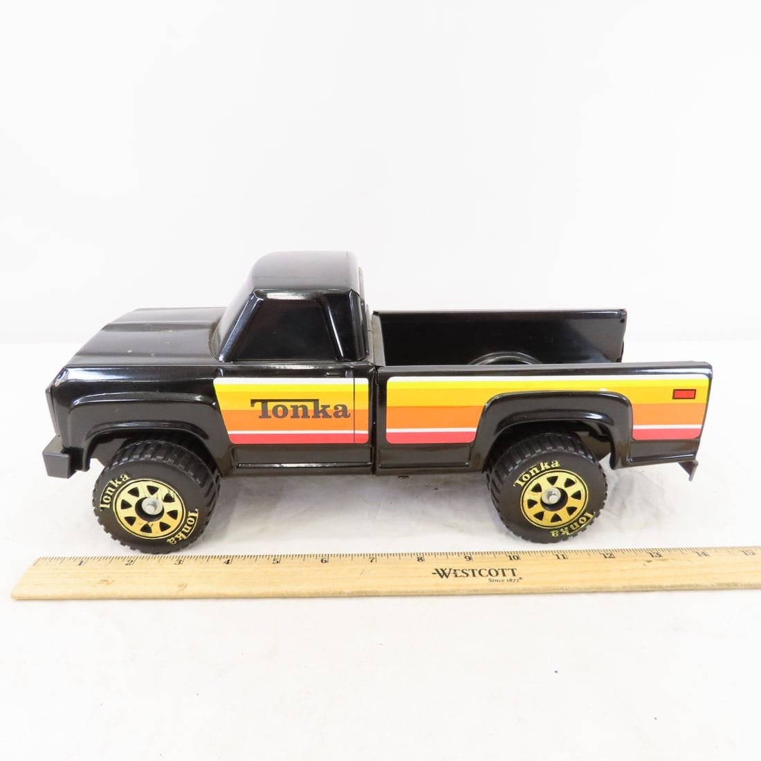 2 Original Pressed Steel Tonka Pickup Trucks - 3