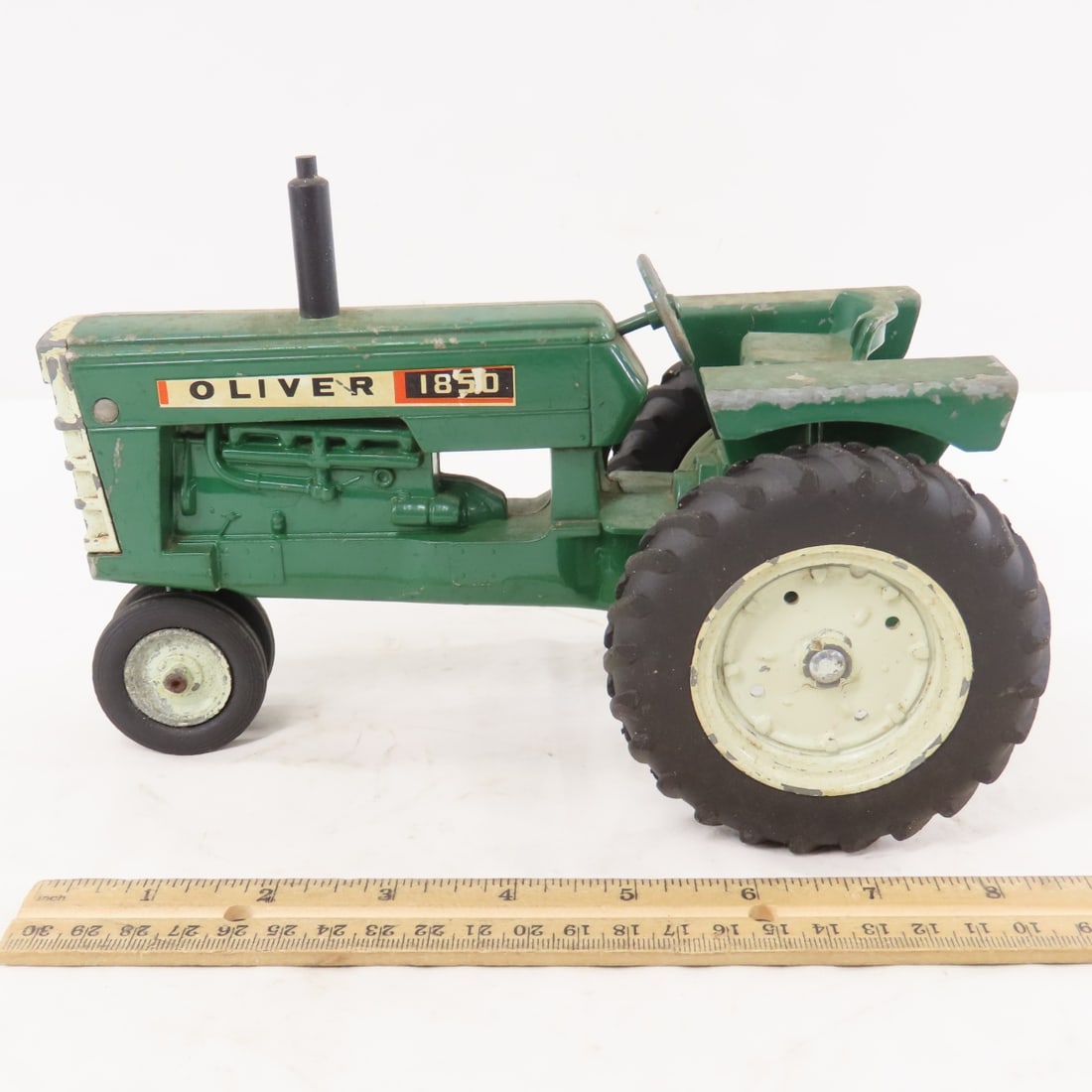 3 Vintage ERTL Oliver 1850 Tractors, 1 wide front - 2