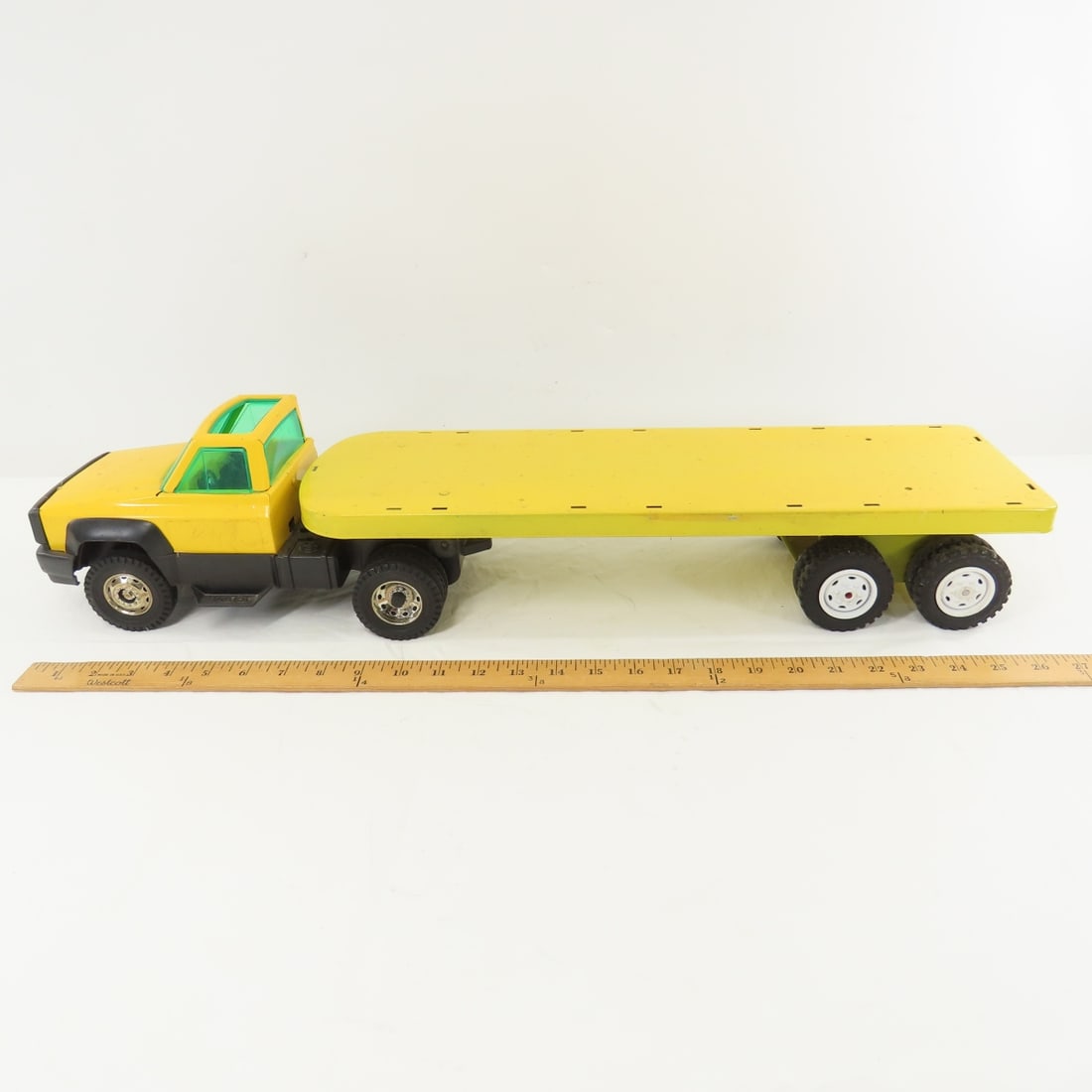 Custom Tonka & Flatbed Trailer, Tractor & Crawler - 2