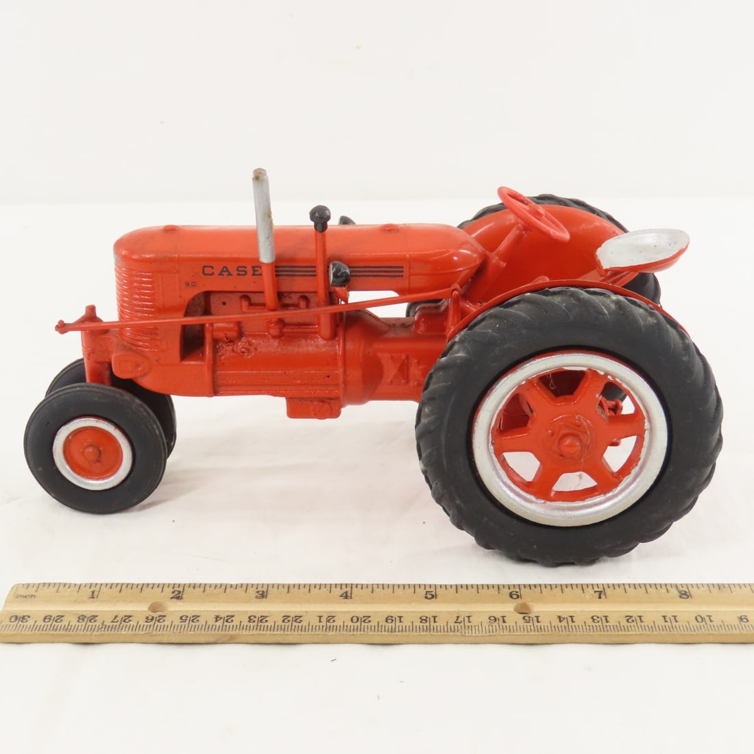 Scratch Built CASE SC Tractor 1/16, stamped 015 - 2