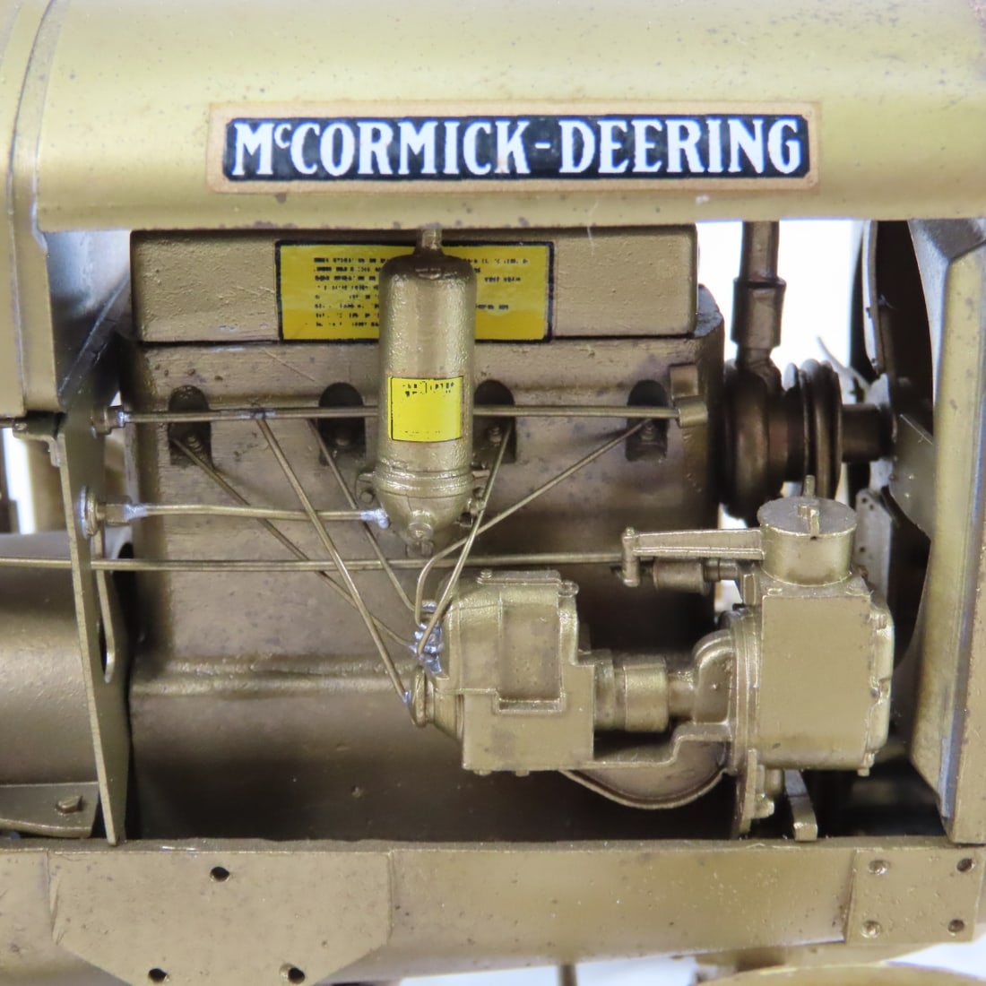 McCormick-Deering W-30 Gold Tractor & 2-Disc Plow - 14
