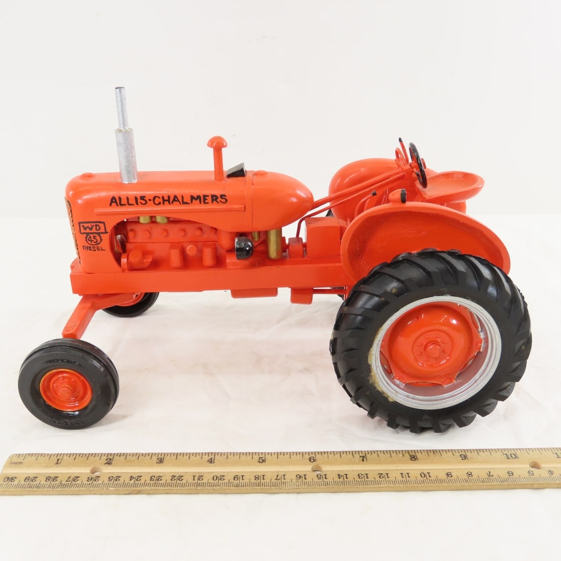 Scratch Built Wood Allis-Chalmers WD-45 WF Tractor - 2