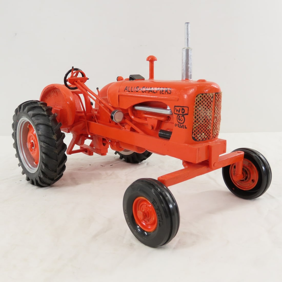 Scratch Built Wood Allis-Chalmers WD-45 WF Tractor - 7