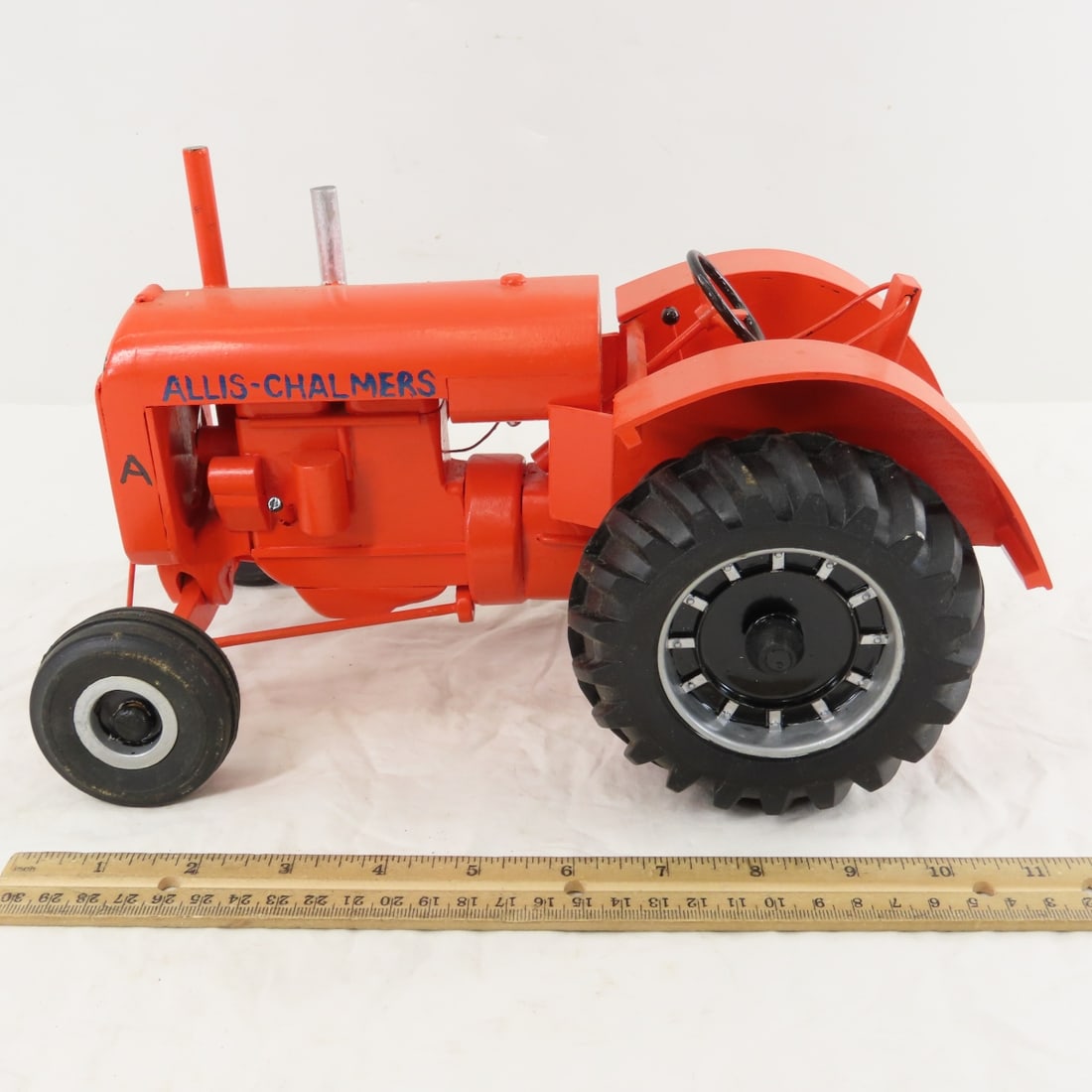 Scratch Built Wood Allis-Chalmers A Tractor - 2