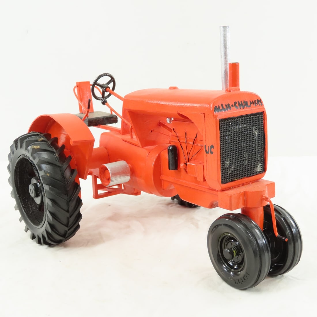 Scratch Built Wood Allis-Chalmers UC NF Tractor - 7