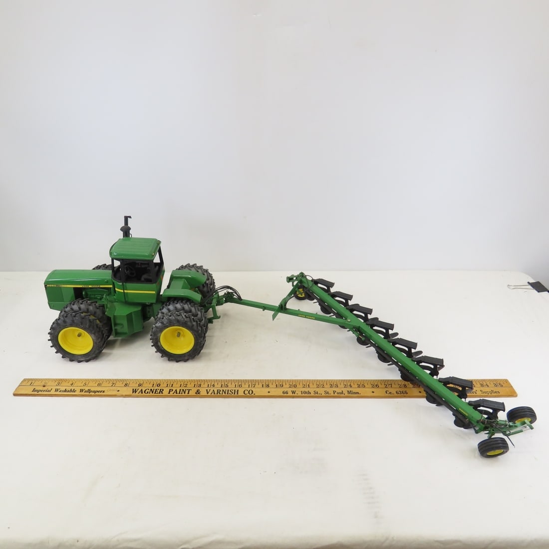 Customized ERTL JD 8650 4WD & 2800 8-Bottom Plow - 2