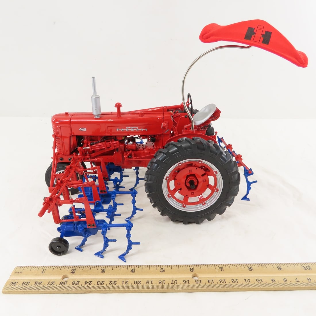 ERTL 50th Anniv. 1954 Farmall 400 with Cultivator - 2