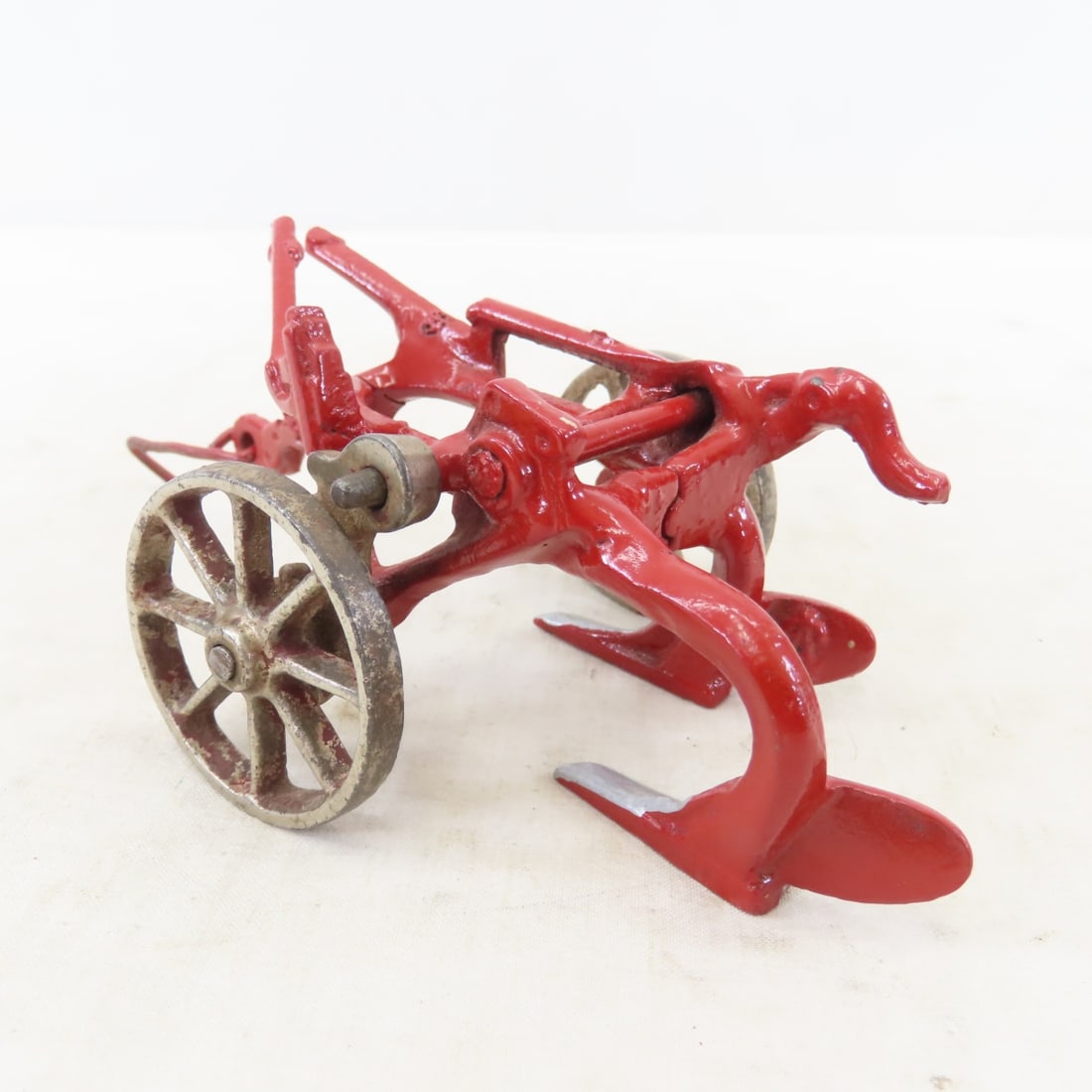 AC Williams Cast Iron 2 Bottom Plow- Repainted - 3