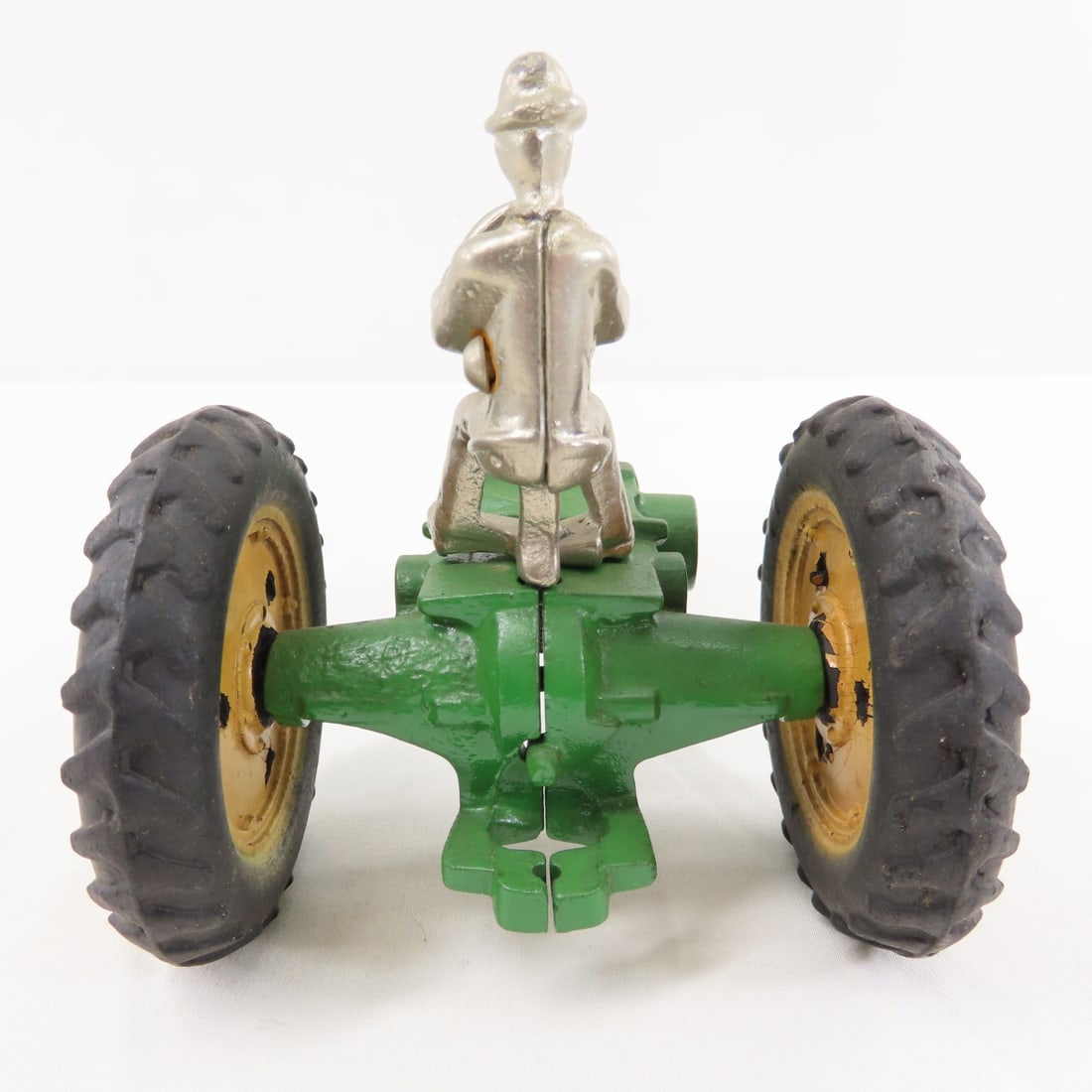 Arcade Cast Iron John Deere Model A w/ Driver - 4