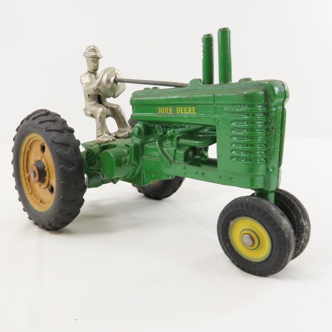 Arcade Cast Iron John Deere Model A w/ Driver - 7