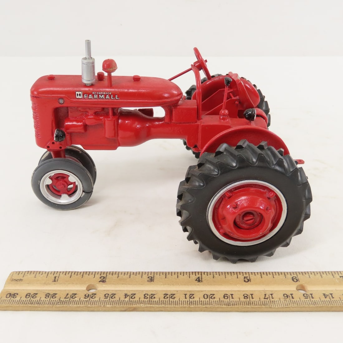 Restored ERTL McCormick Farmall Model B Tractor - 2