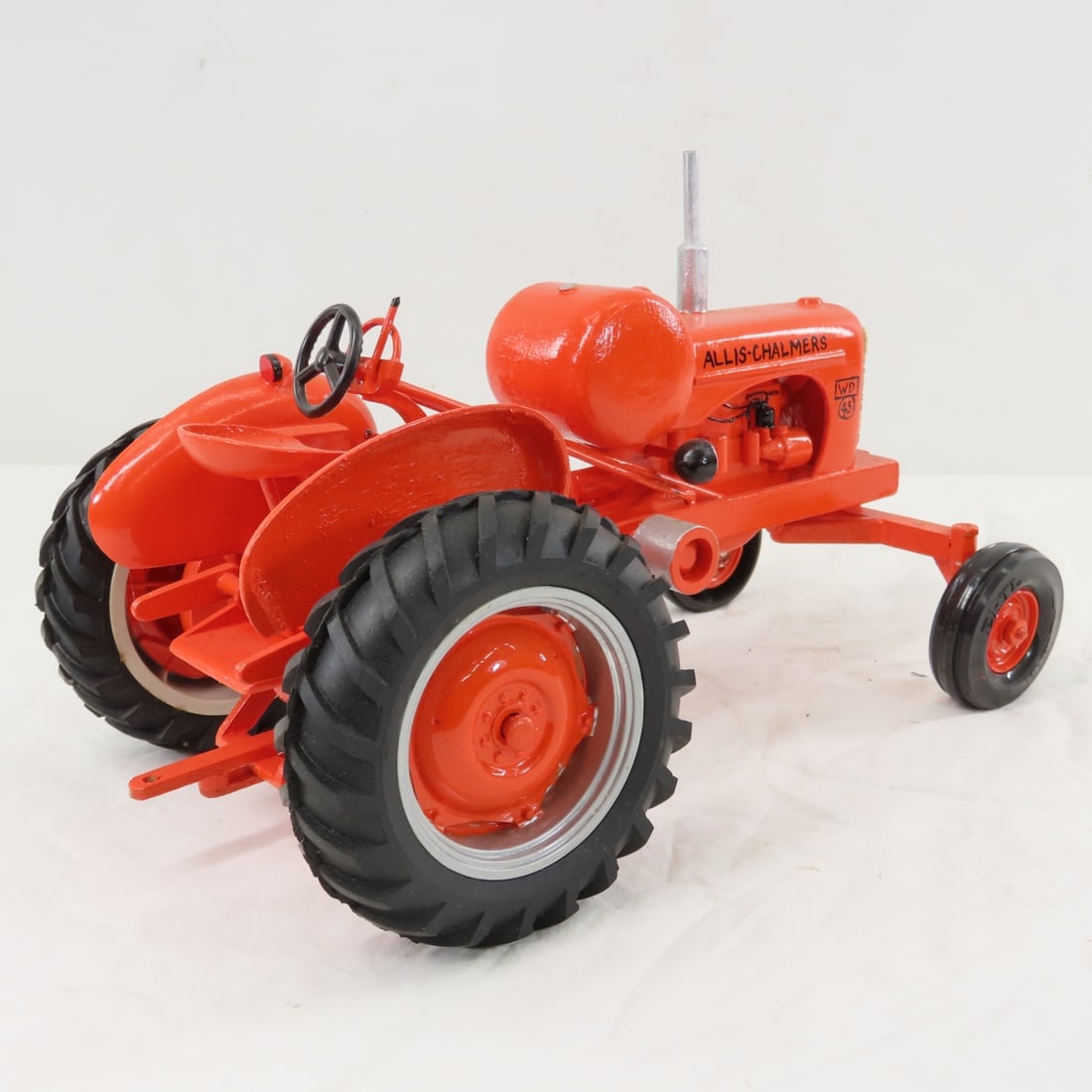 Scratch Built Wood Allis-Chalmers WD-45 WF Tractor - 5