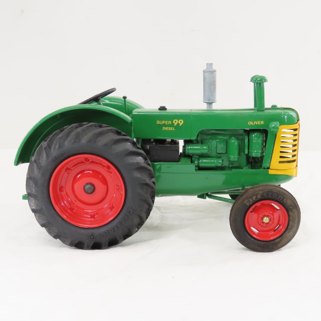 Scratch Built Oliver Super 99 Diesel WF Tractor - 6