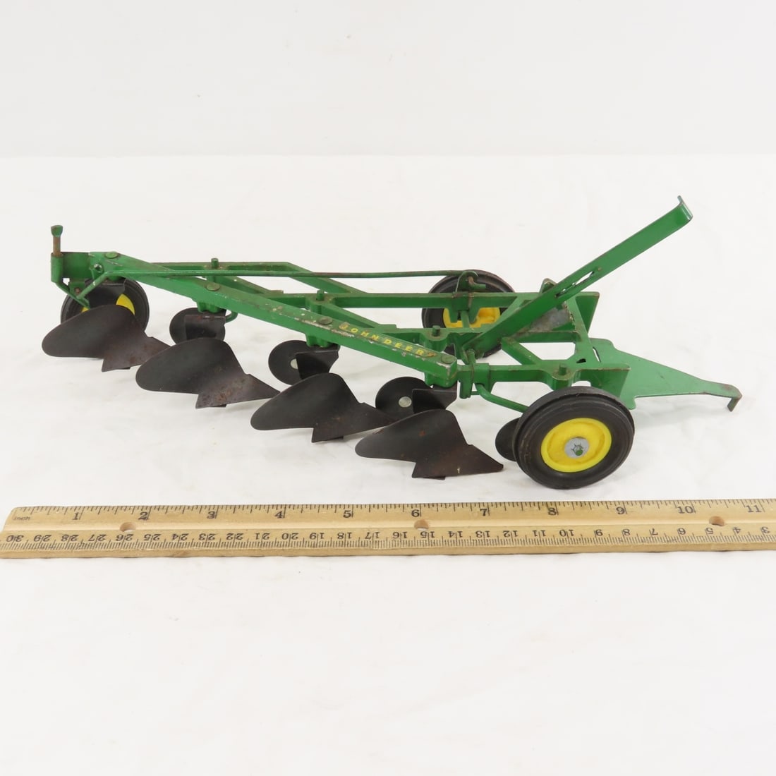 Vintage Ertl John Deere 4 Bottom Moldboard Plow - 2