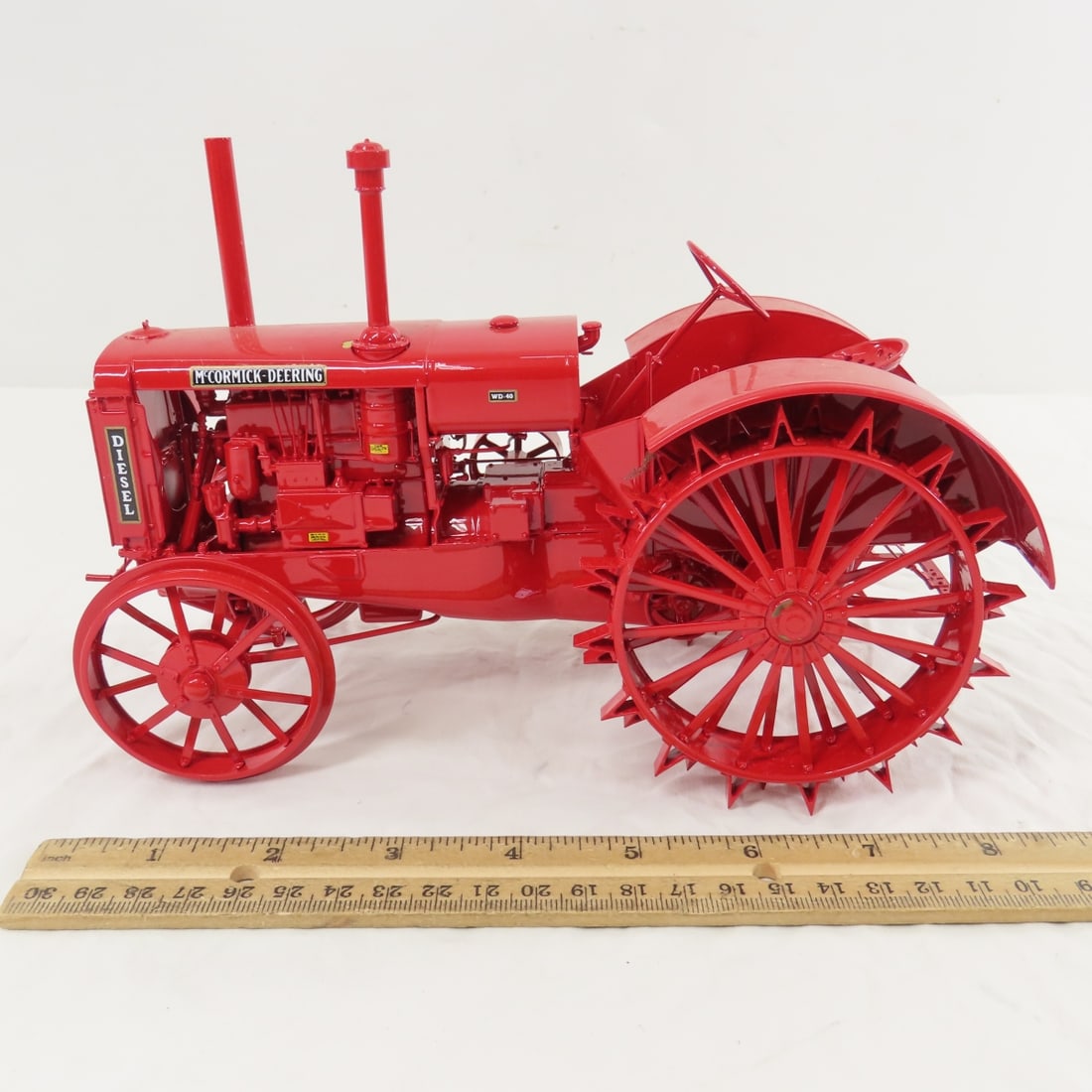 Wheat Belt Brass McCormick Deering WD-40 Tractor - 2