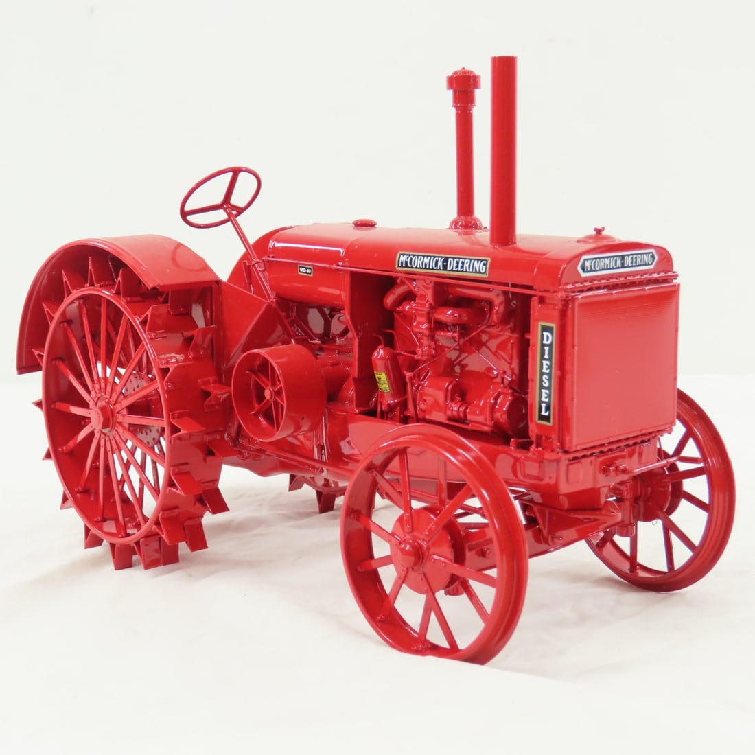 Wheat Belt Brass McCormick Deering WD-40 Tractor - 7