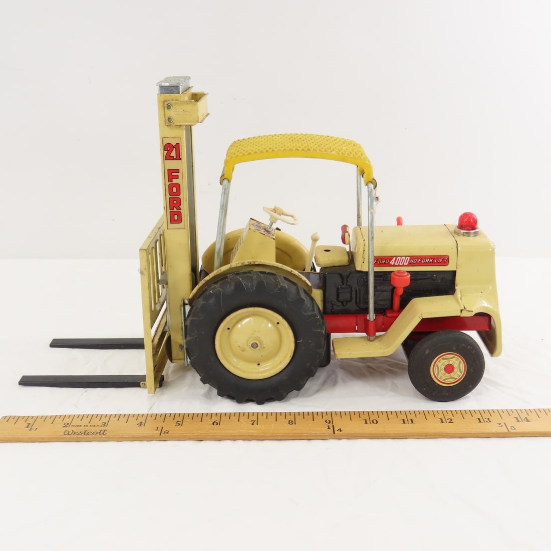 1960's Japanese FORD 4000 HD Forklift Tin Litho - 2
