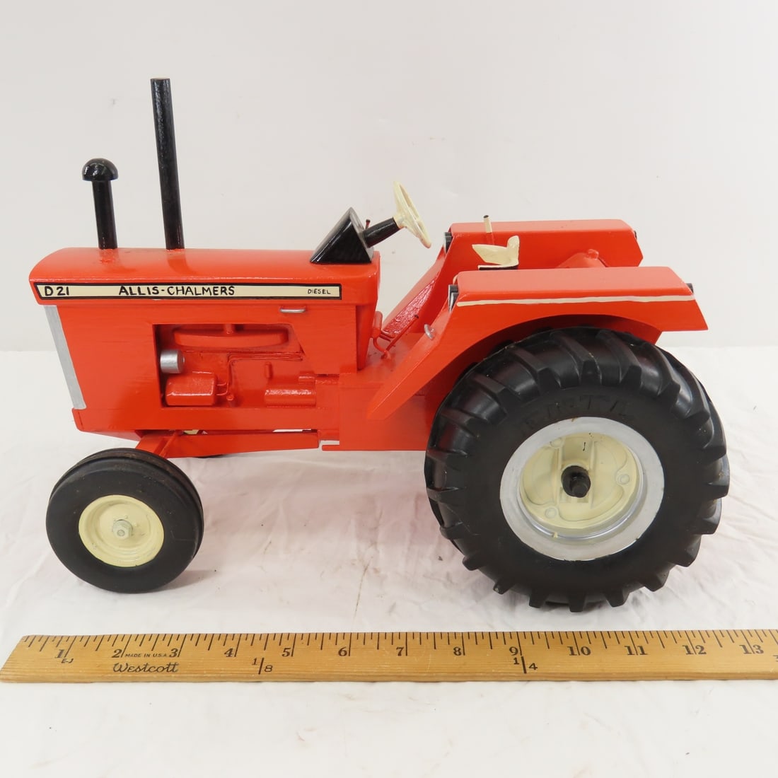 Scratch Built Wood Allis-Chalmers D21 WF Tractor - 2