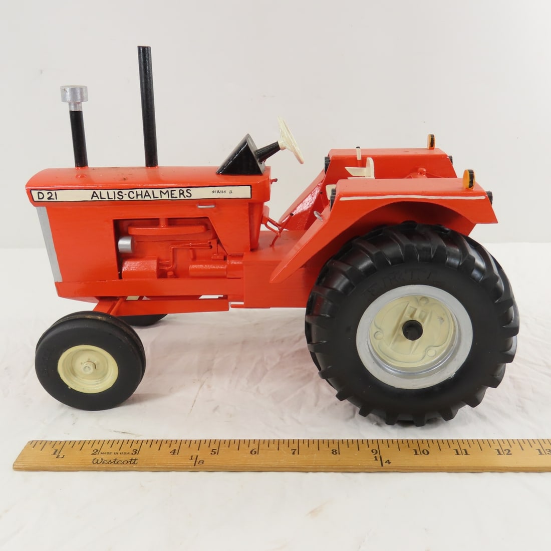 Scratch Built Wood Allis-Chalmers D21 WF Tractor - 2