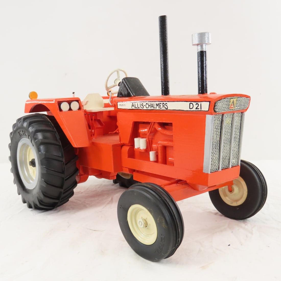 Scratch Built Wood Allis-Chalmers D21 WF Tractor - 7