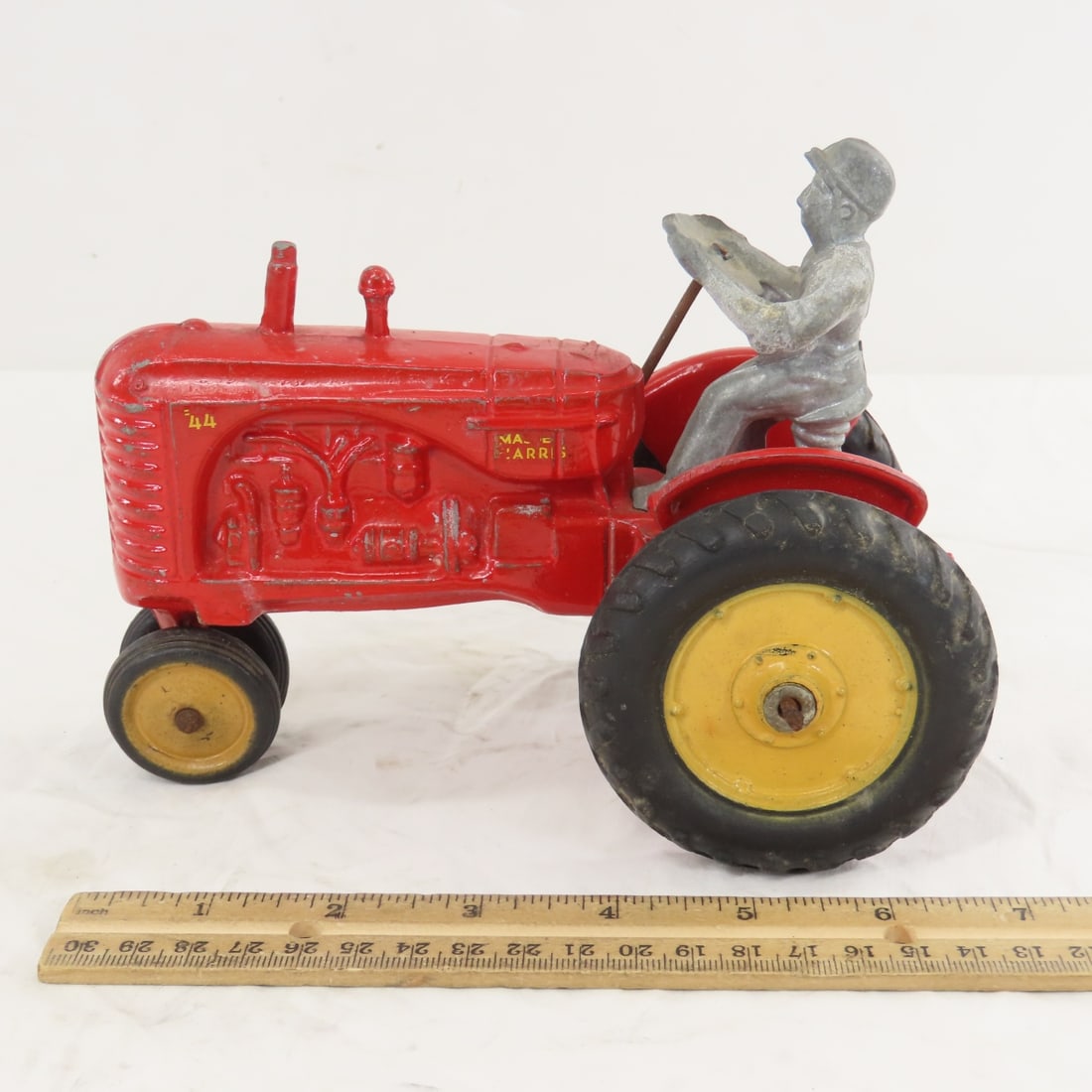 1950's SLIK Massey-Harris 44 NF Tractor w/ Driver - 2