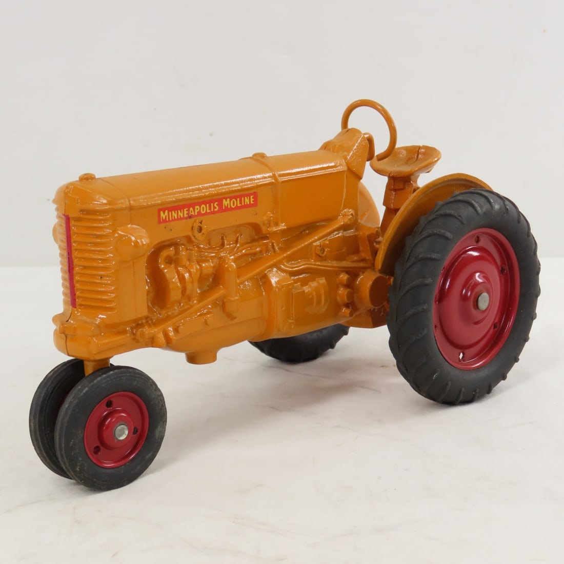 Custom Minneapolis-Moline U NF Tractor: Custom Minneapolis-Moline U NF Tractor - 1/16 diecast, unmarked, LOT SIZE: 9x5x5" 2 LBSAll information and photos, which are part of the description) are intended to be as accurate as possible, but