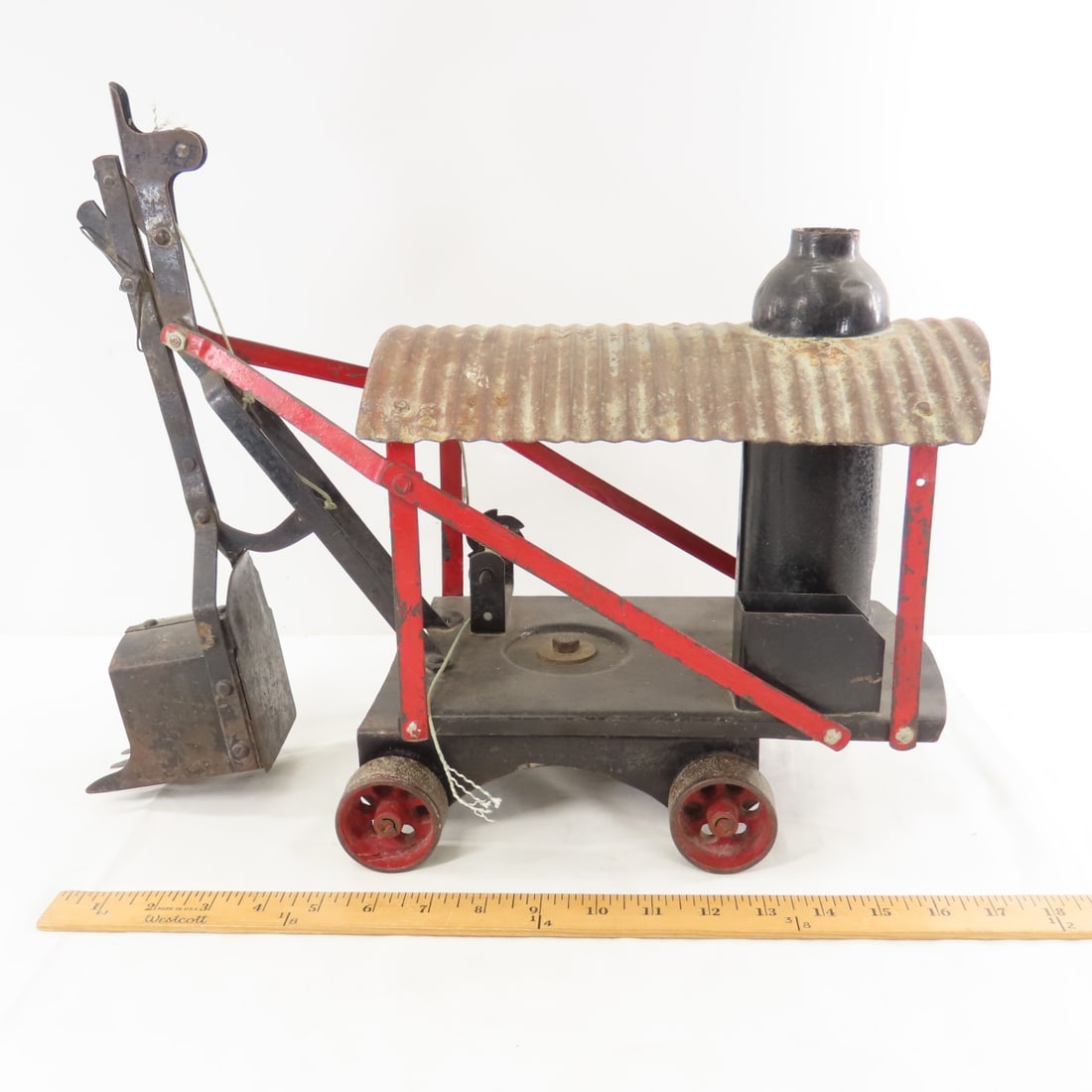 1920's Buddy L Pressed Steel Steam Shovel - 2