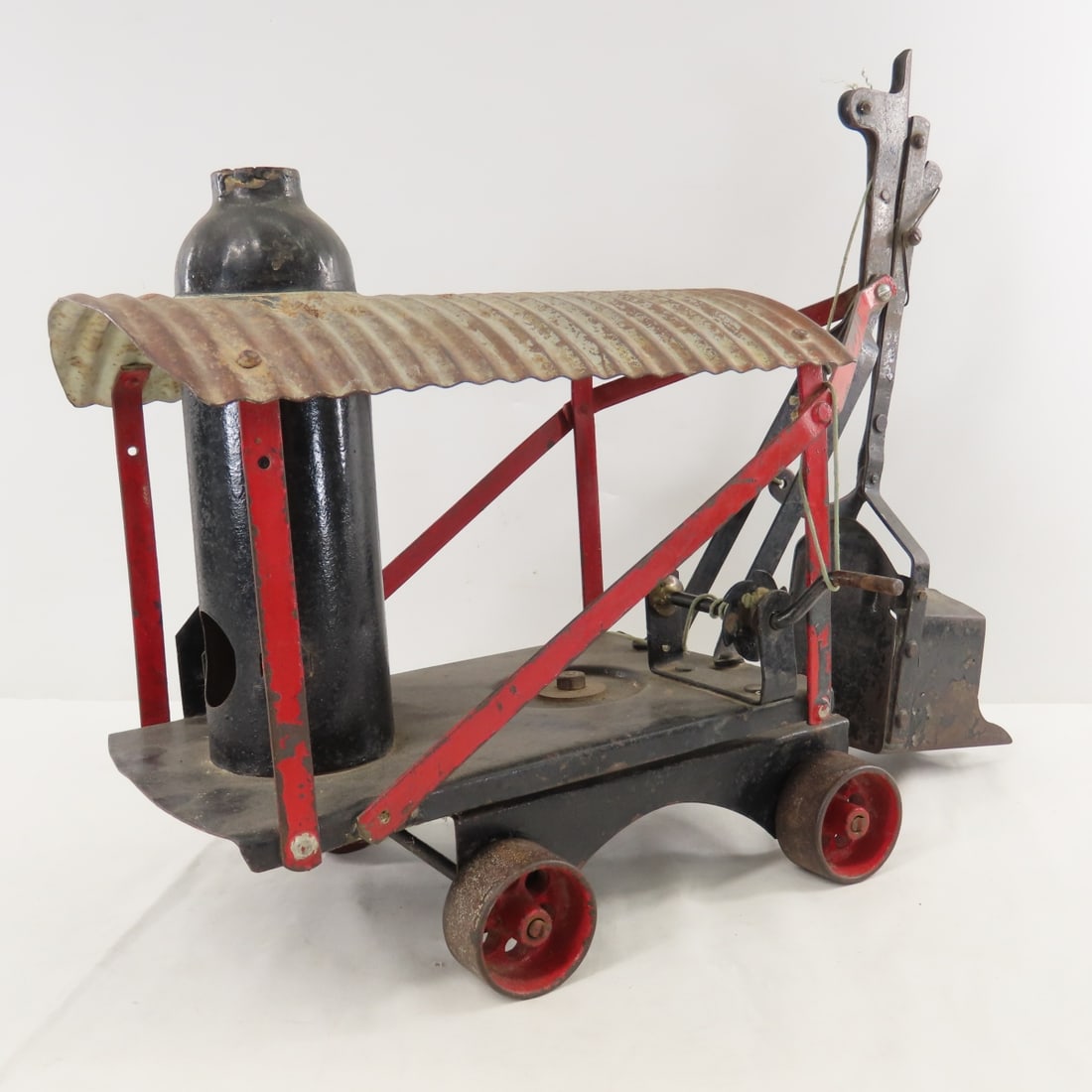 1920's Buddy L Pressed Steel Steam Shovel - 5