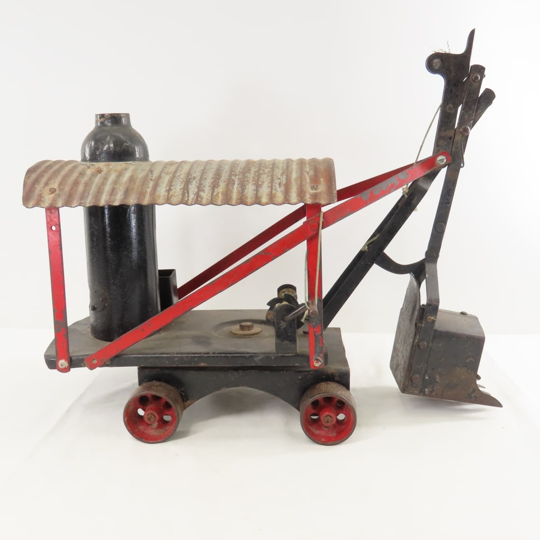 1920's Buddy L Pressed Steel Steam Shovel - 6