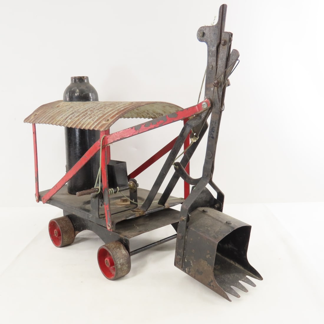 1920's Buddy L Pressed Steel Steam Shovel - 7