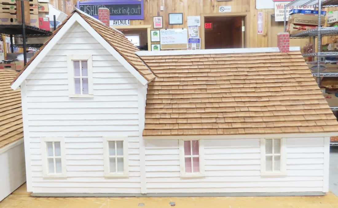 Scratch Built Wood Farmhouse & Hog Barn - 4