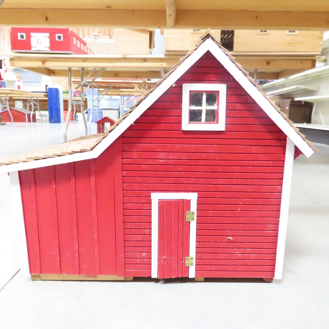 2 Scratch Built Wood Scale Barns - 2