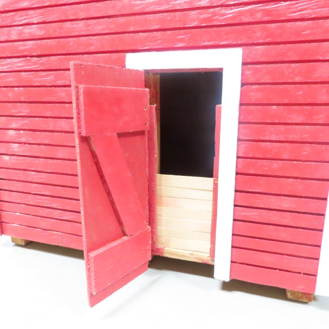 2 Scratch Built Wood Scale Barns - 7