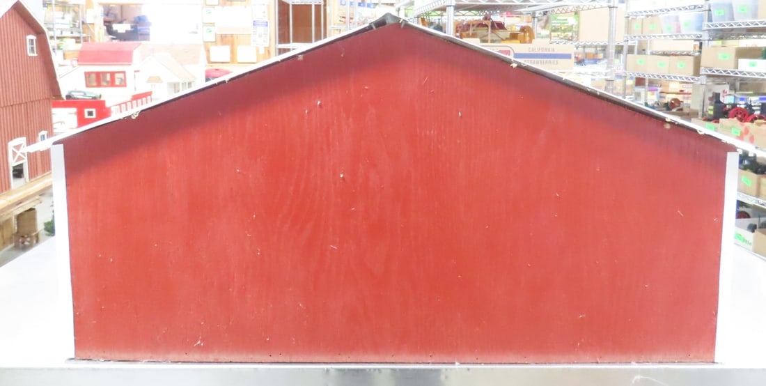 Scratch Built Wood Tractor Barn & Chicken Coop - 4