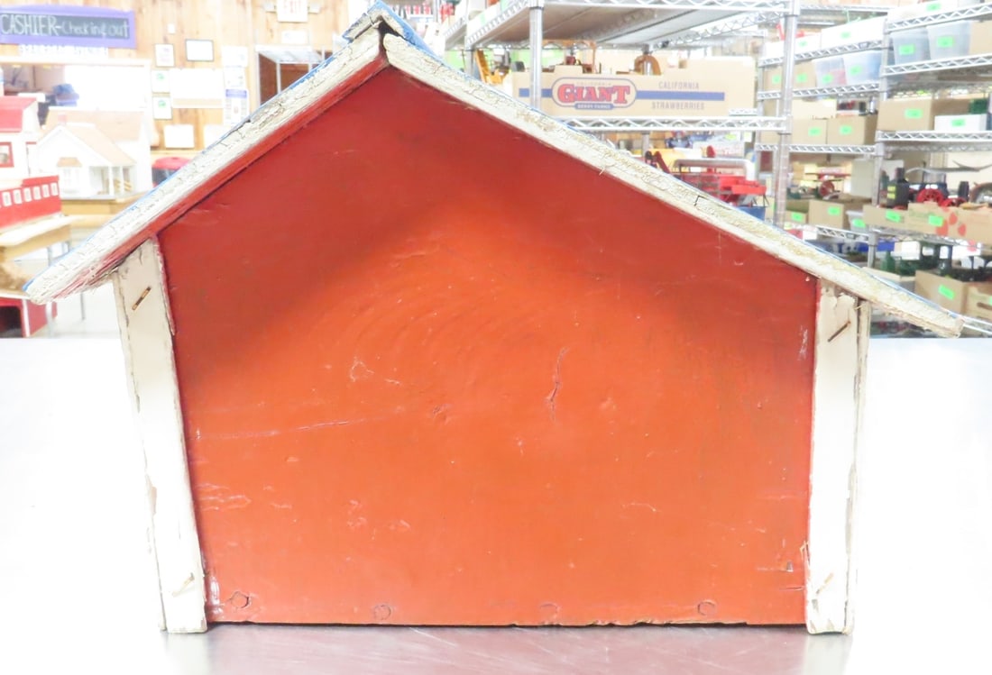 Scratch Built Wood Tractor Barn & Chicken Coop - 9