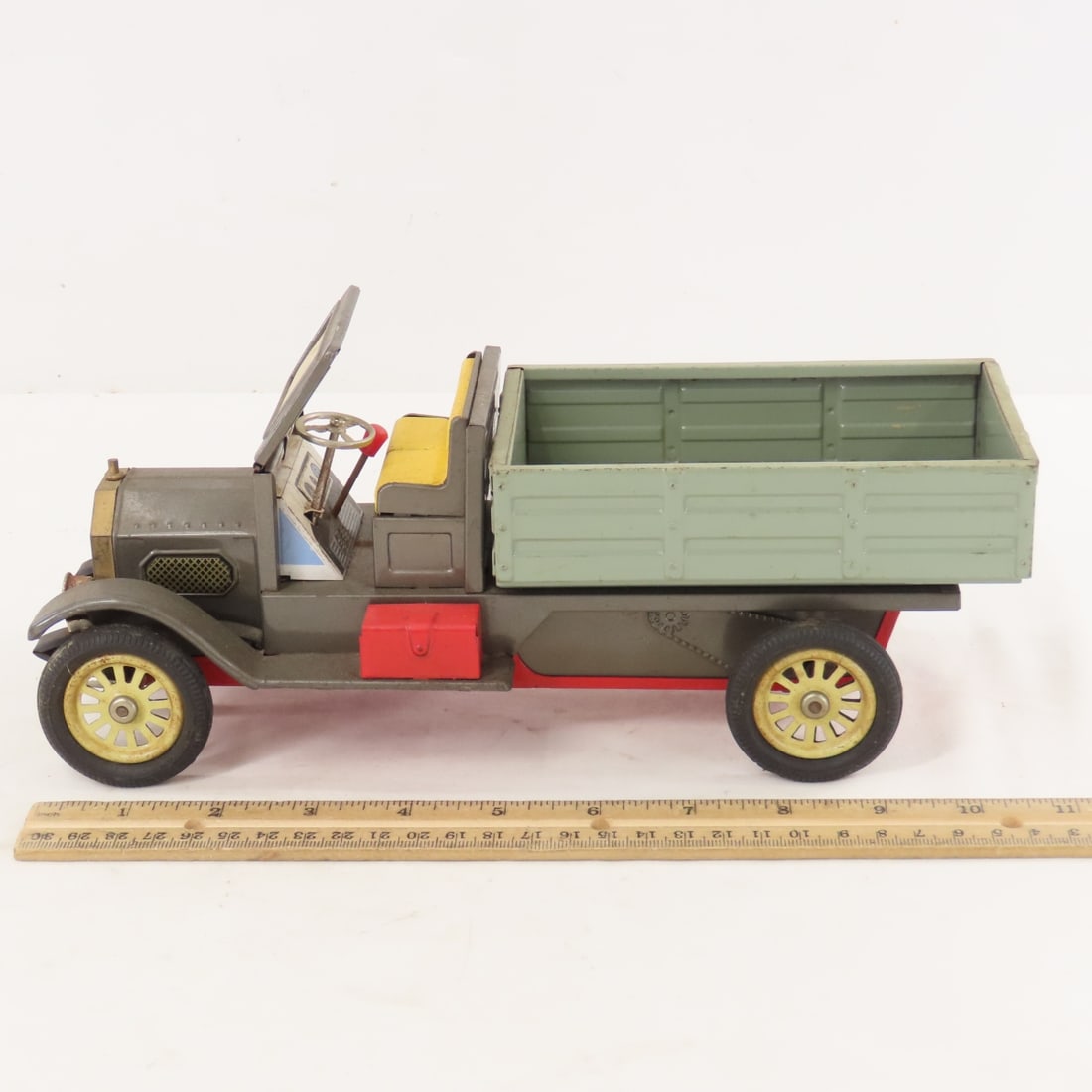 Vintage Japan Tin Litho Friction Old-Timer Truck - 2