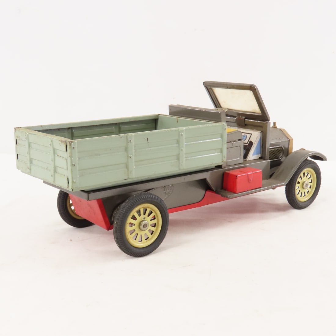 Vintage Japan Tin Litho Friction Old-Timer Truck - 5